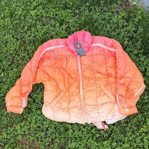 FP Movement by Free People Coral to Peach Ombre Puffer Jacket